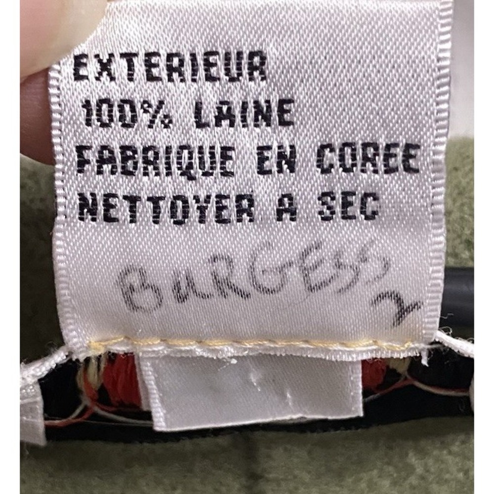 Talbots Women's 100% Wool Button Up Jacket Olive Green Blazer‎ Size 10 EUC - Picture 6 of 6